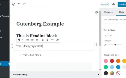 升级WordPress 5.0后，切换回经典编辑器Classic Editor